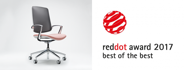 Trinetic red dot award boss design winning task chair