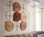 Close-up of Bla Station Decofunc acoustic wall panel mounted on a wall in a lounge setting.