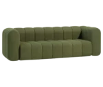 Bla Station BOB sofa with rounded modular segments with armrests.