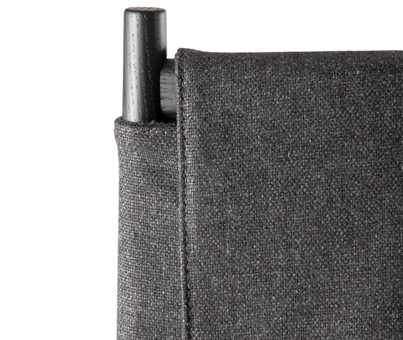 Close-up view of Cizeta Alpha 2522 showing its black fabric backrest.