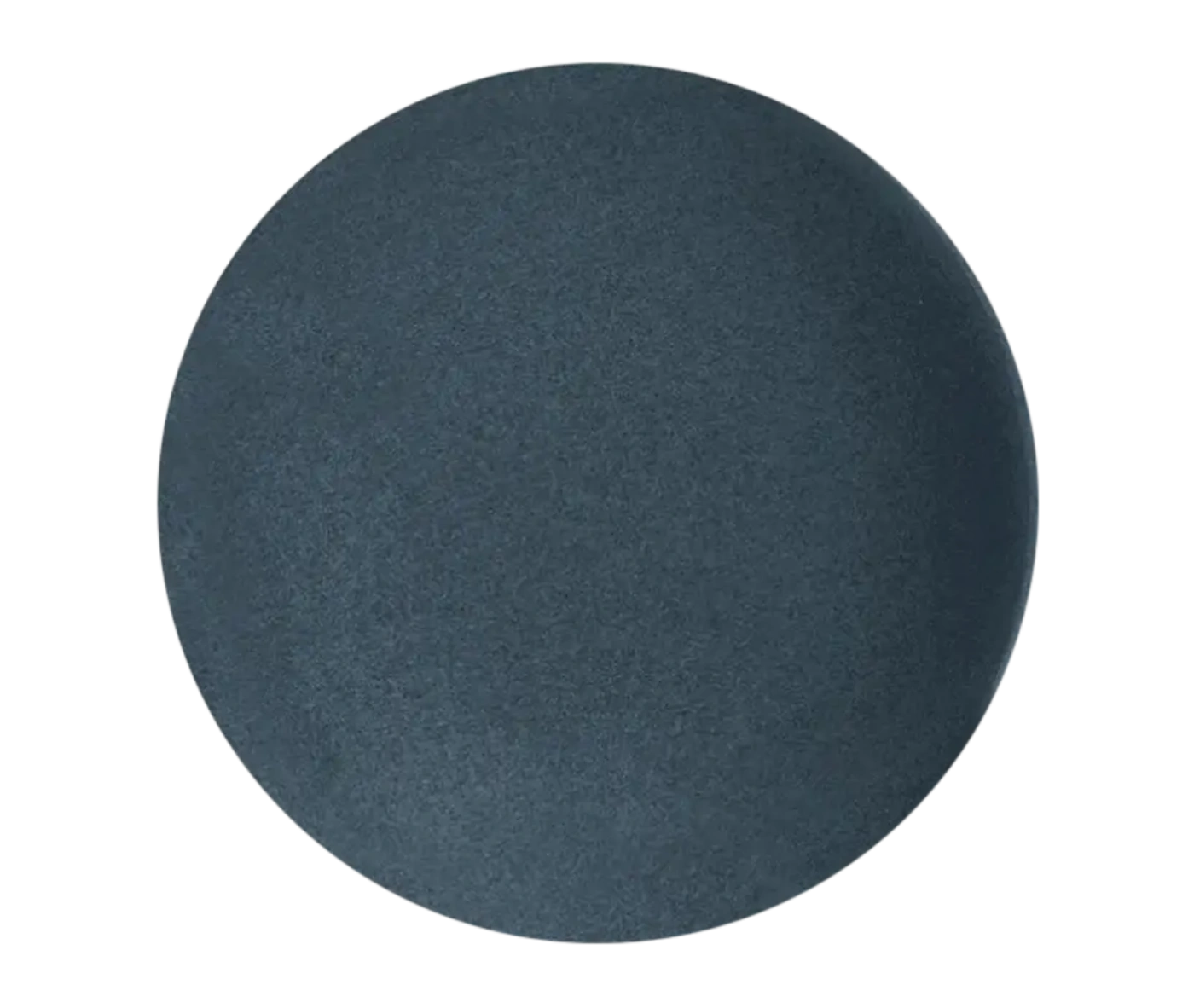 Top view of True Code modular seating with a round upholstered form.