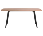 True Wing Working table in dark timber top and dark legs.